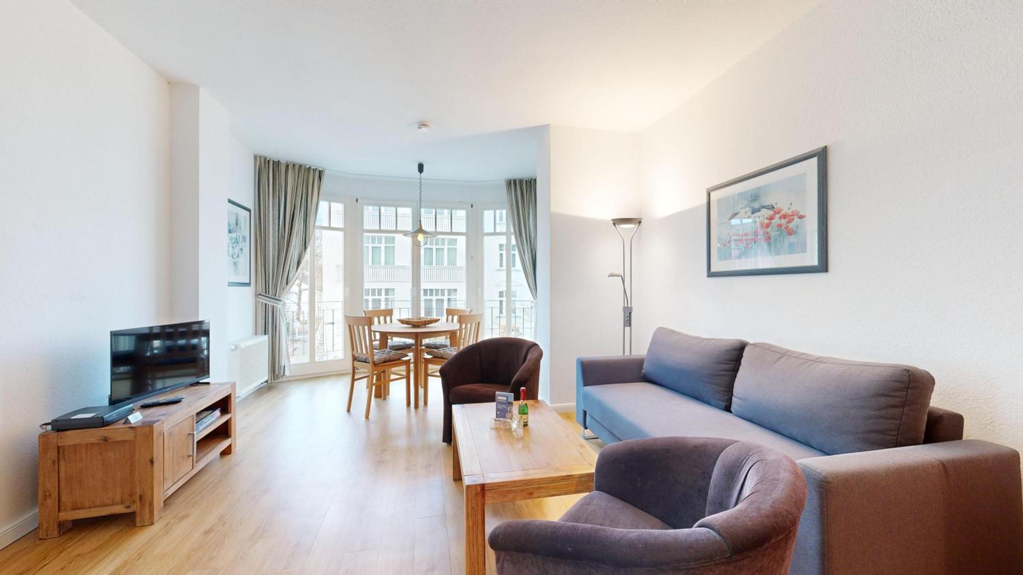 Strandnahe Und Zentral Gelegene Fewo, Hund Willkommen, Haus Saxonia, Binz Exterior foto