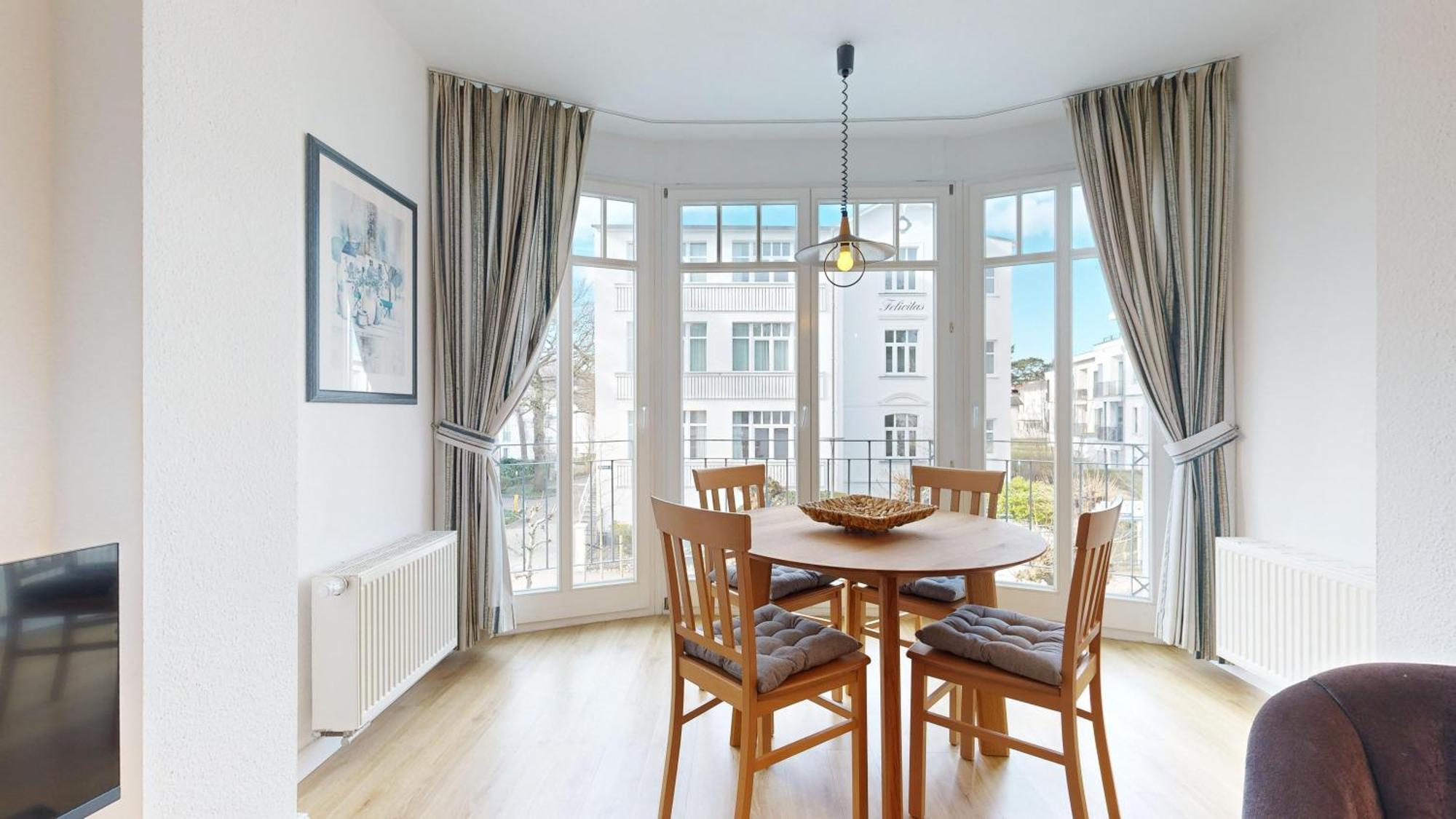 Strandnahe Und Zentral Gelegene Fewo, Hund Willkommen, Haus Saxonia, Binz Exterior foto