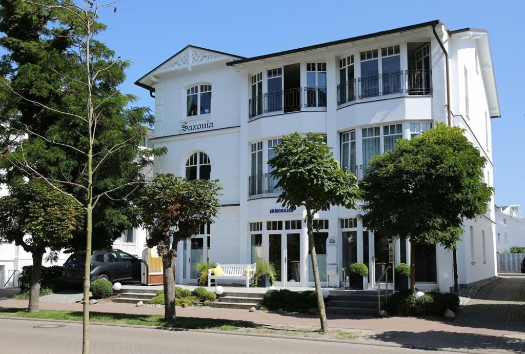 Strandnahe Und Zentral Gelegene Fewo, Hund Willkommen, Haus Saxonia, Binz Exterior foto